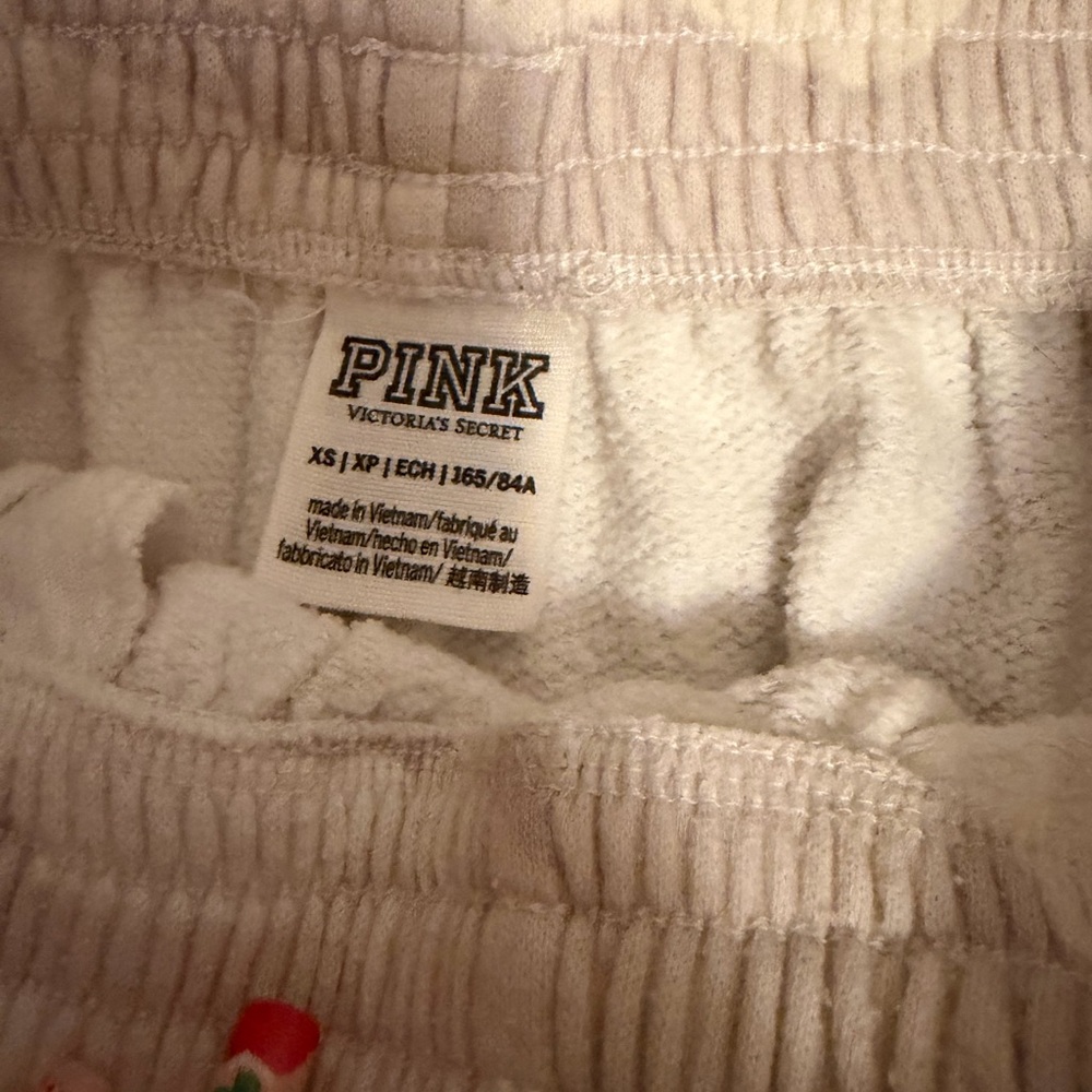PINK Victoria's Secret White Sweatpants